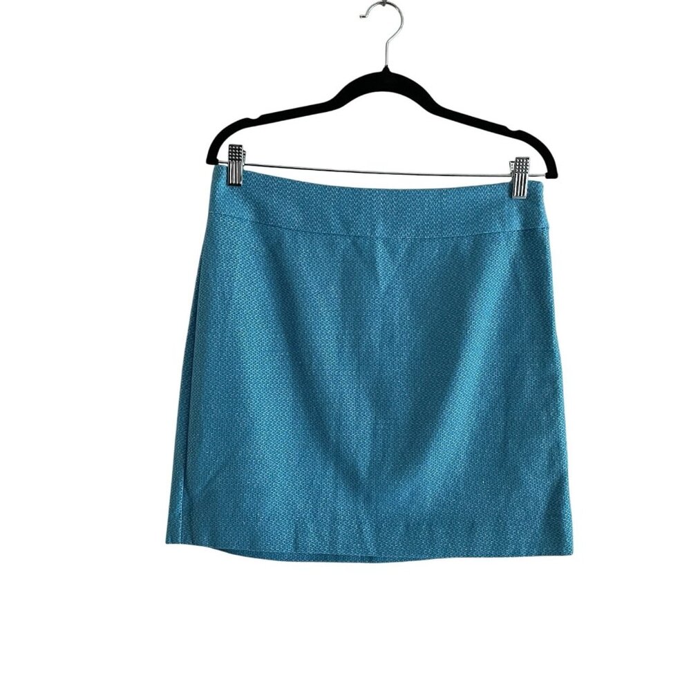 Banana Republic Women Teal Pencil Skirt
